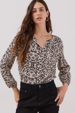 Blusa gola redonda
