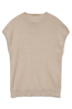 Blusa manga com gola alta