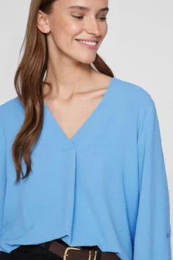 Blusa manga média