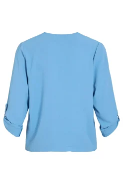 Blusa manga média