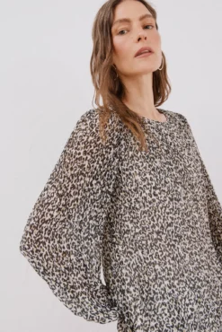 Blusa plissada