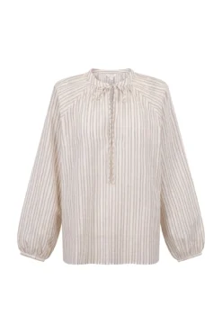 Blusa riscas de cordão