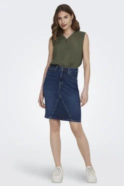 Blusa sem mangas