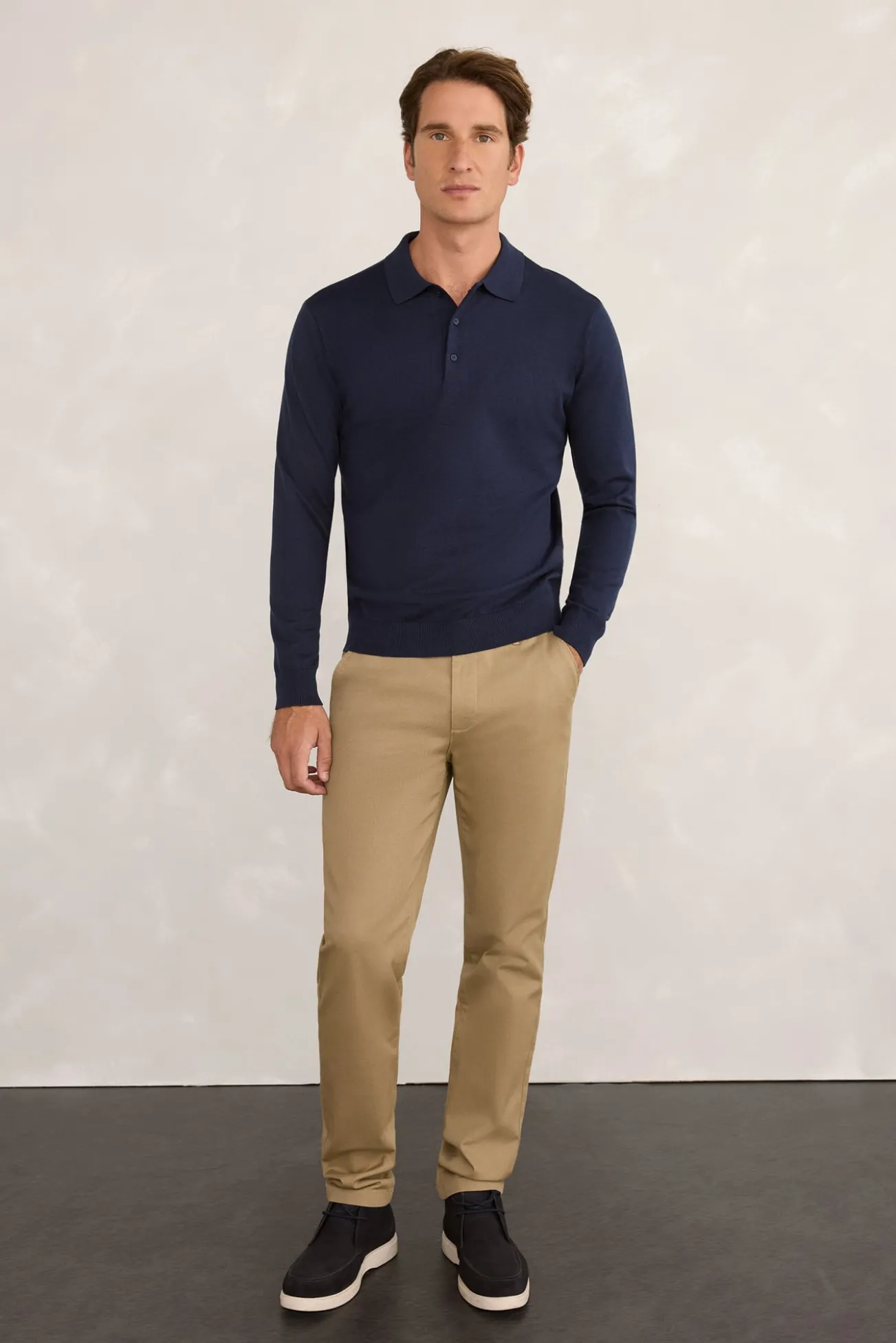 Botões de camisola polo