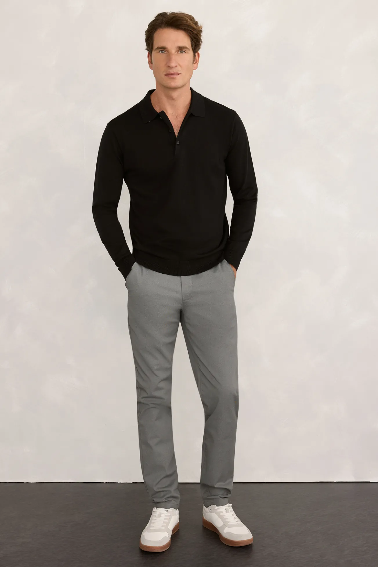 Botões de camisola polo