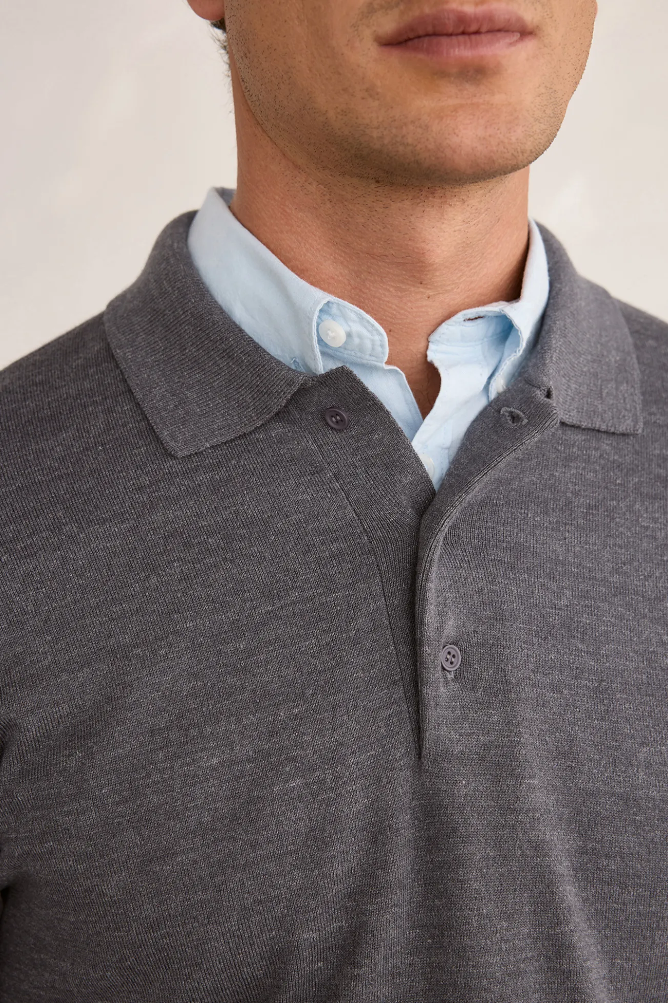 Botões de camisola polo