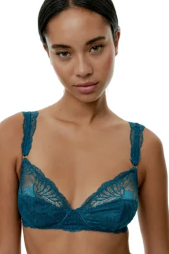 Bralette de fio falso azul Eleanor Legion
