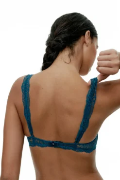 Bralette de fio falso azul Eleanor Legion