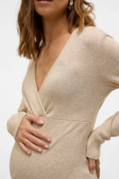 breastfeeding maternity jersey-knit top