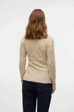 breastfeeding maternity jersey-knit top
