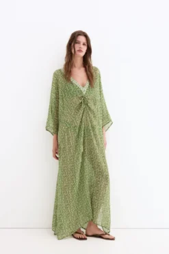 Caftan estampado