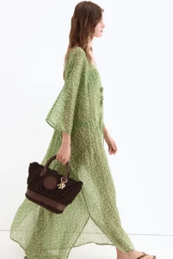Caftan estampado