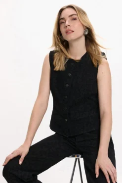 Calça calça com estampa animal
