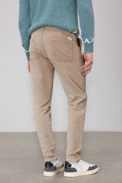 Calça calças chino de veludo veludo