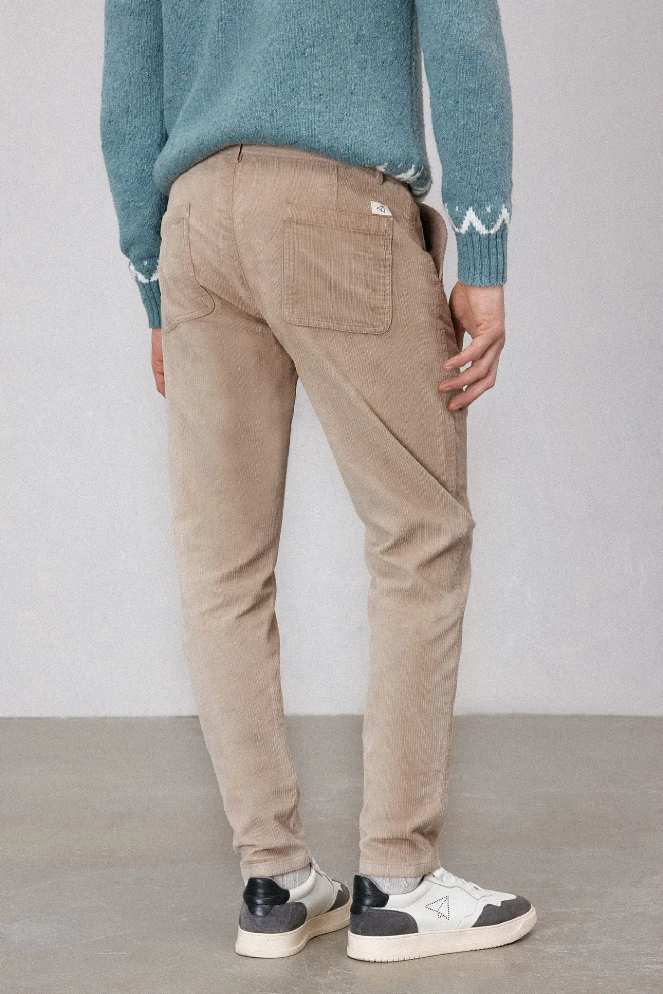 Calça calças chino de veludo veludo