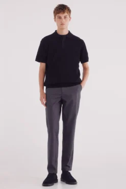 Calça calças chino slim fit confortável
