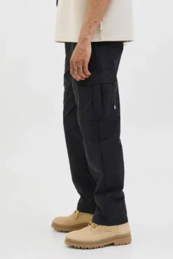 Calça cargo com ajuste relaxado