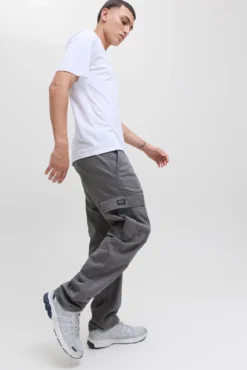 Calça cargo com ajuste relaxado