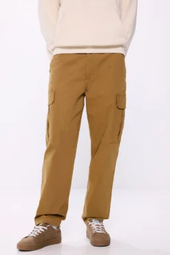 Calça cargo lavada
