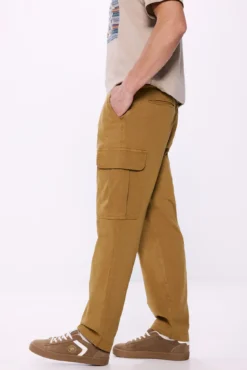 Calça cargo lavada