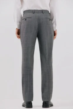 Calça cinza slim fit