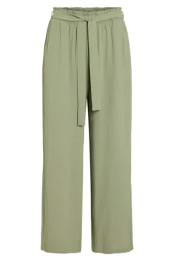 Calça culotte de cintura alta