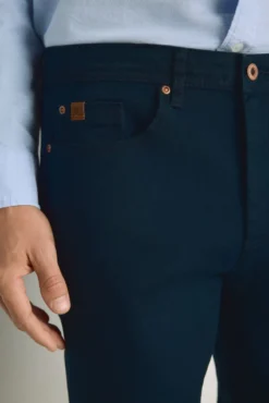 Calça de 5 bolsos color