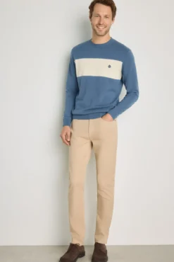 Calça de 5 bolsos color