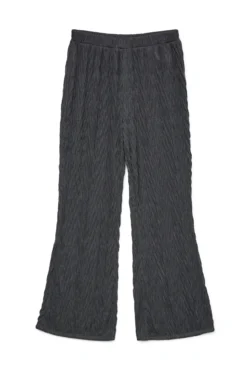 Calça de cintura elástica plus size