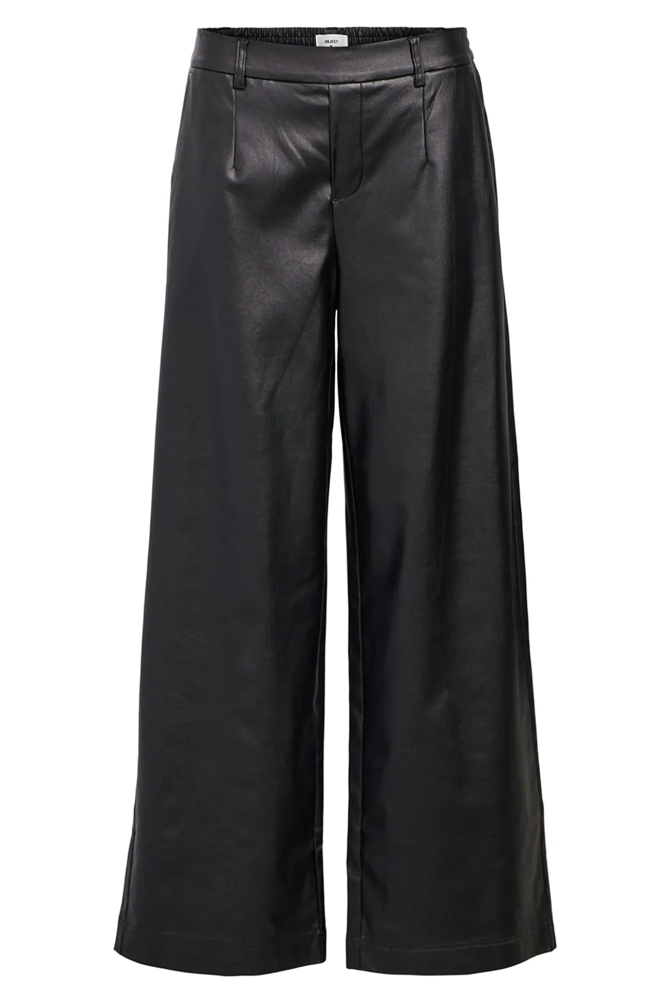 Calça de couro sintético