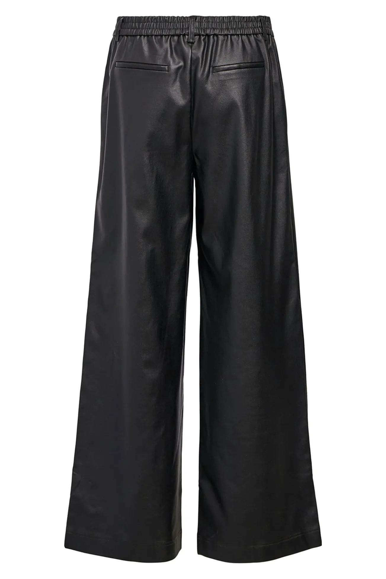 Calça de couro sintético