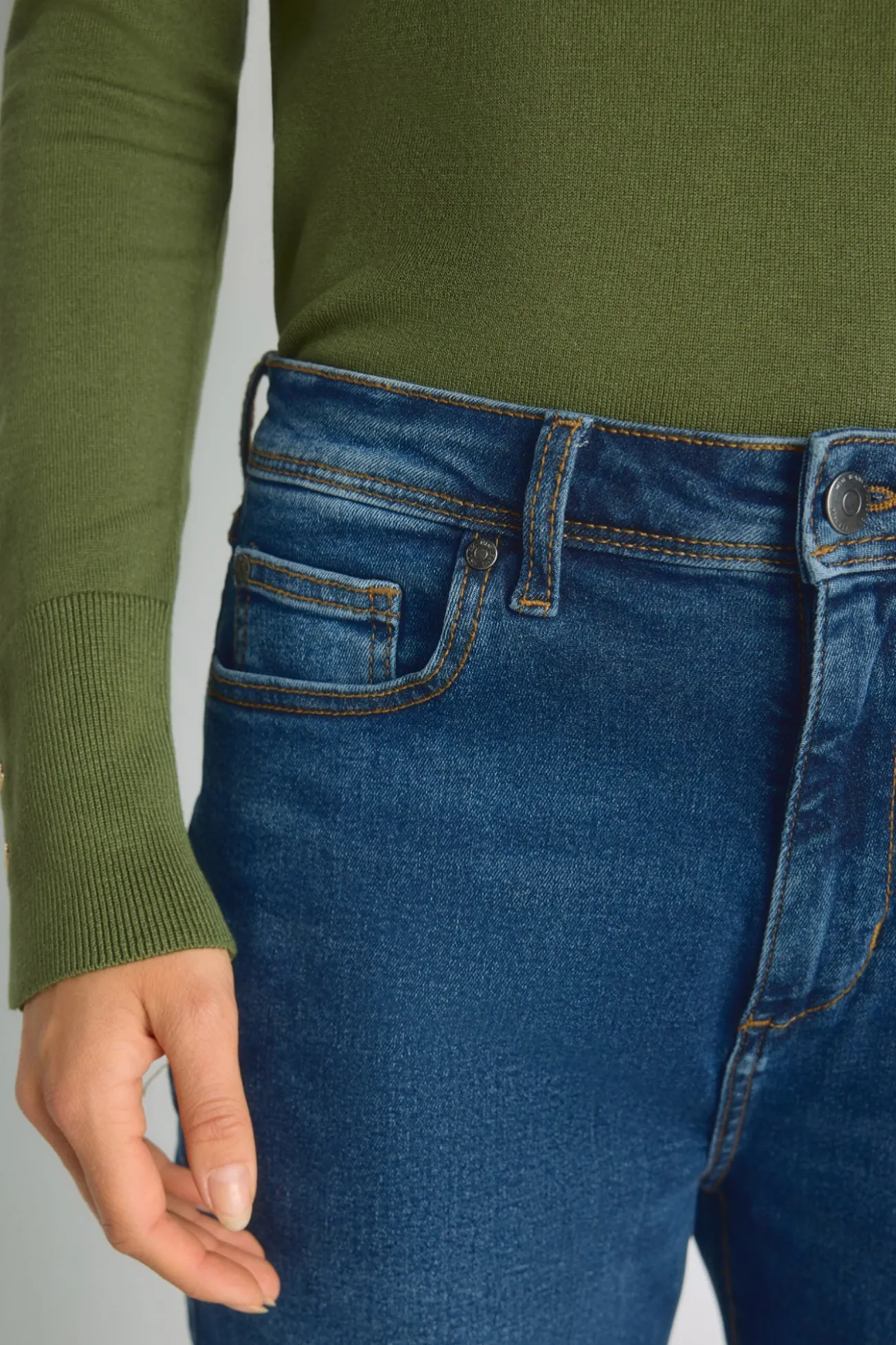 Calça de ganga regular