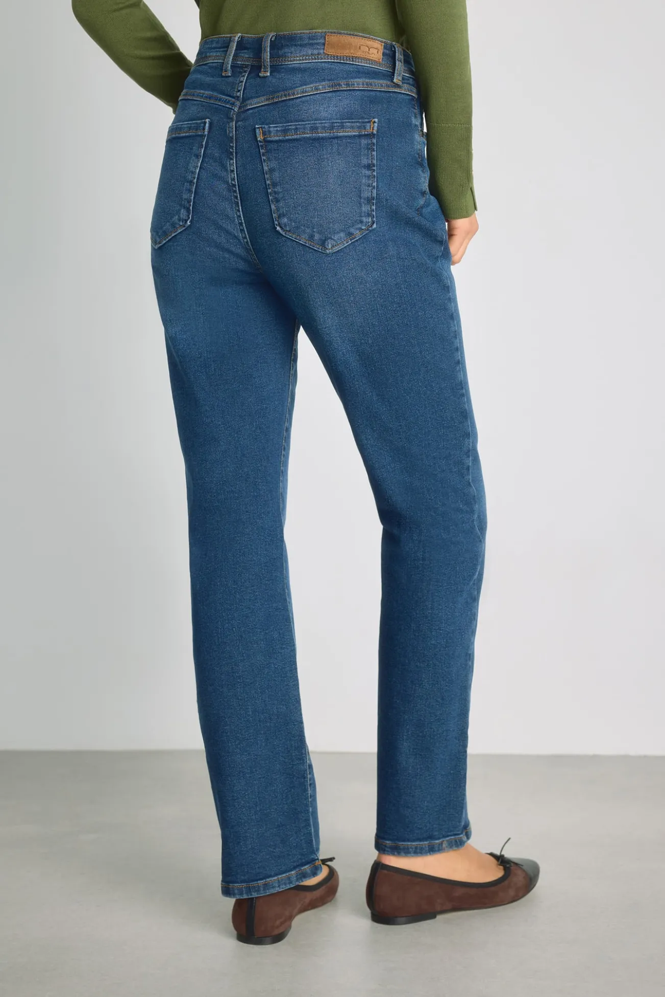 Calça de ganga regular