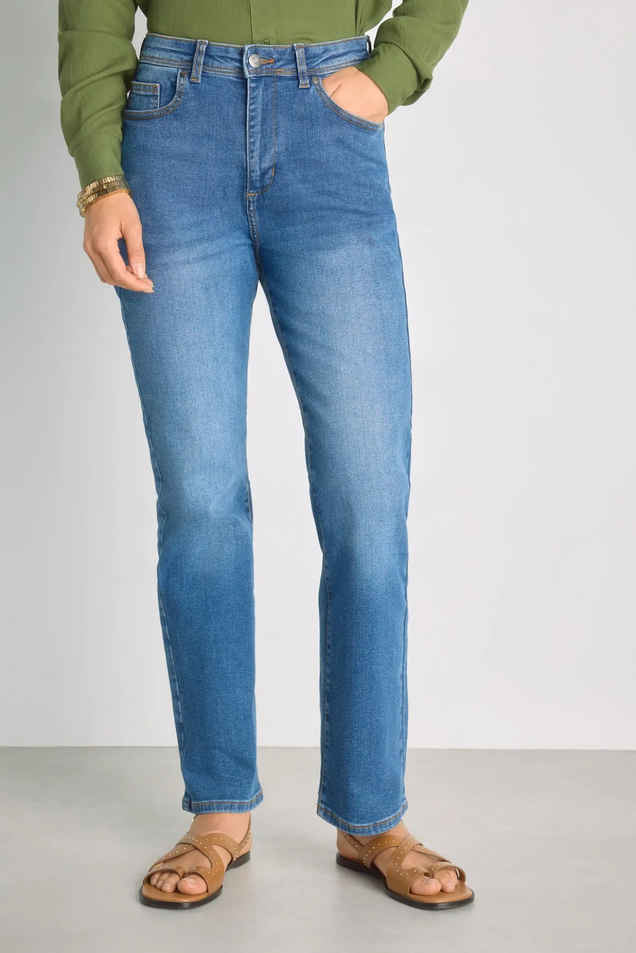 Calça de ganga regular