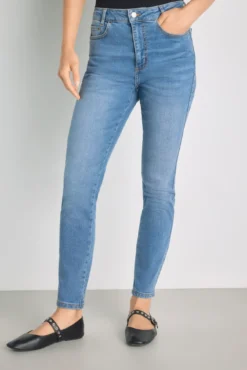 Calça denim slim