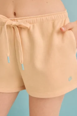 Calça de pelúcia laranja