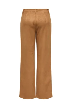 Calça de terno de camurça
