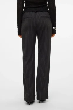 Calça de terno listradas