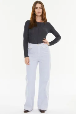 Calça de veludo cotelê