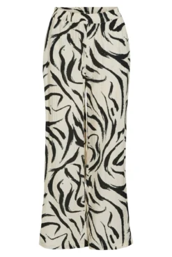 Calça estampado cintura alta