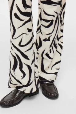Calça estampado cintura alta