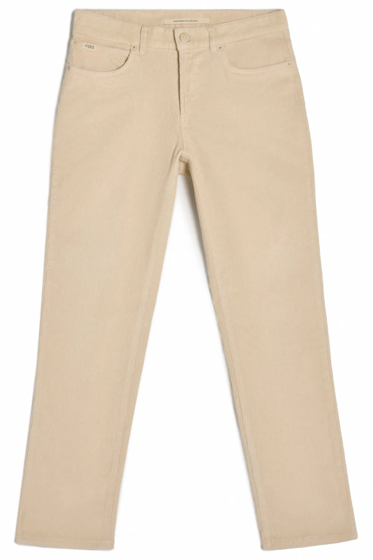 Calça fina de veludo com 5 bolsos