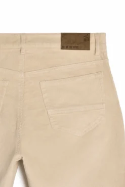 Calça fina de veludo com 5 bolsos