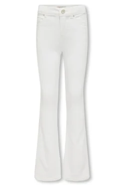 Calça jeans flare para menina