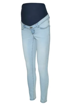 Calça jeans longa maternity