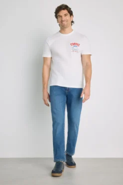 Calça jeans regular fit
