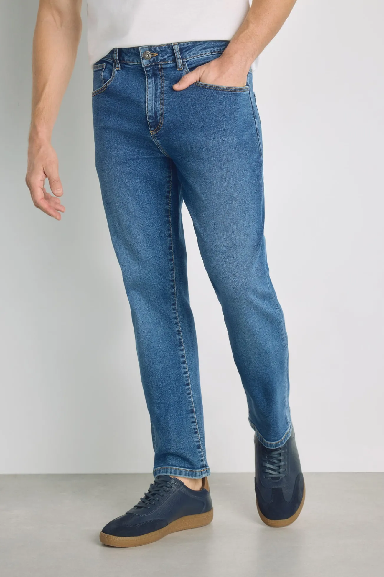 Calça jeans regular fit