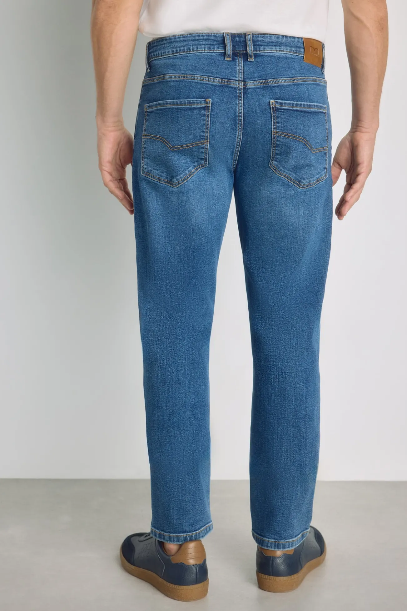 Calça jeans regular fit