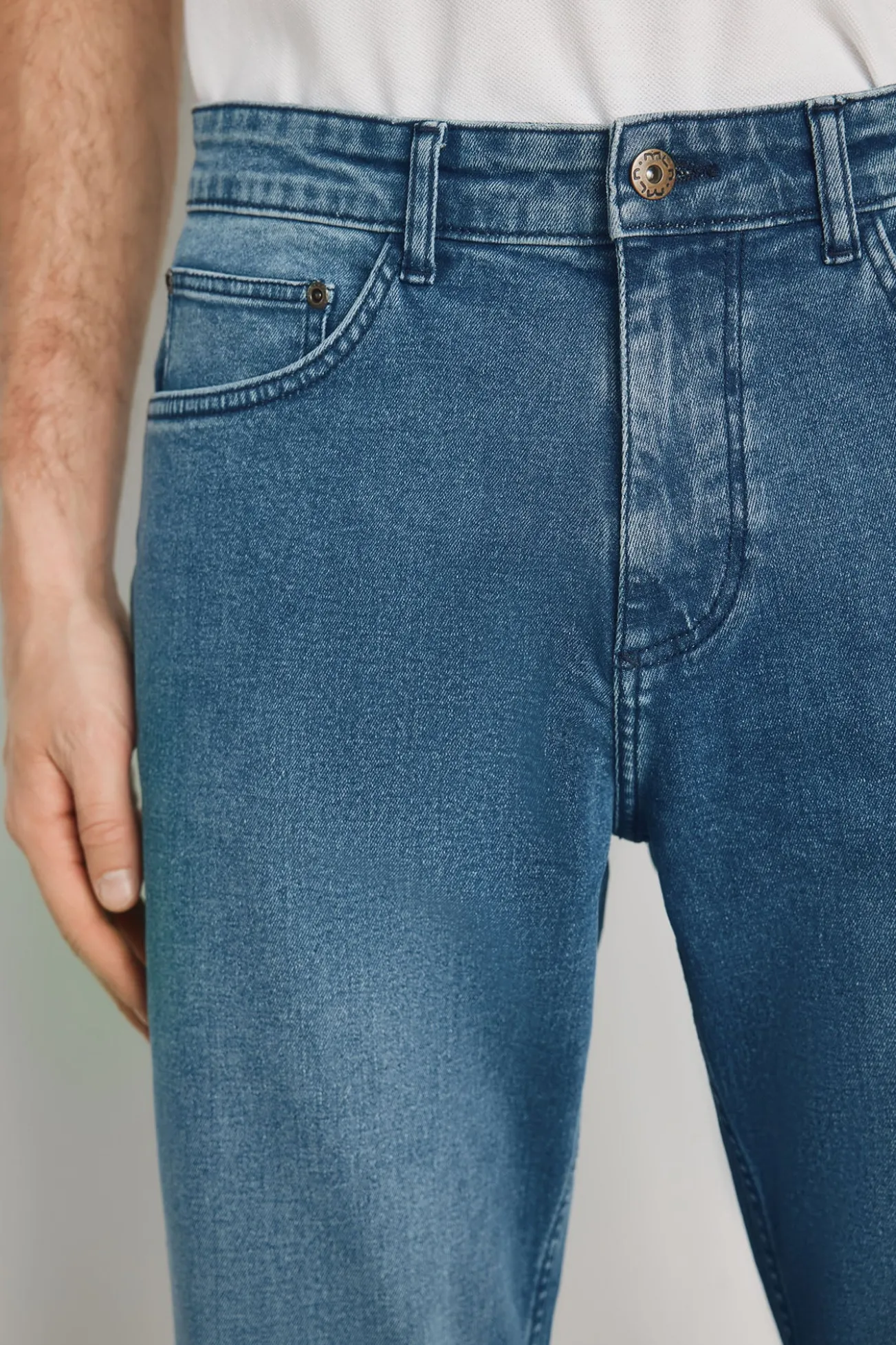 Calça jeans regular fit