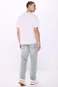 Calça jeans reta